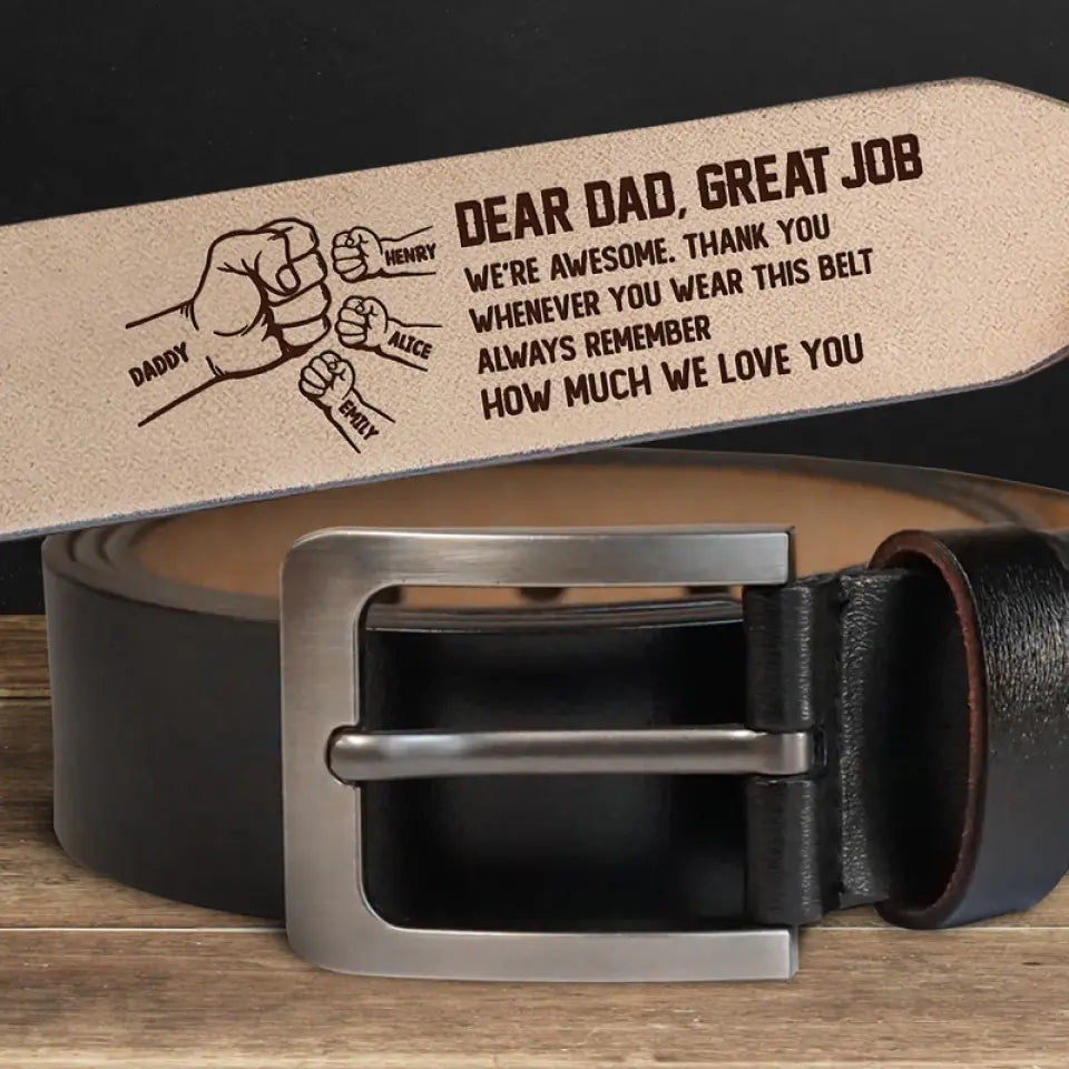 Befamtar | The Legacy Belt: Personalized Tribute to Fatherhood