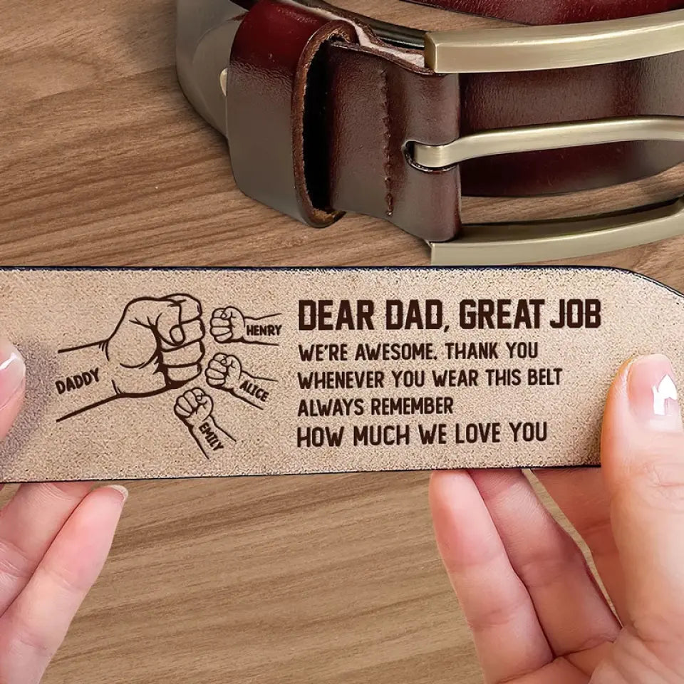 Befamtar | The Legacy Belt: Personalized Tribute to Fatherhood
