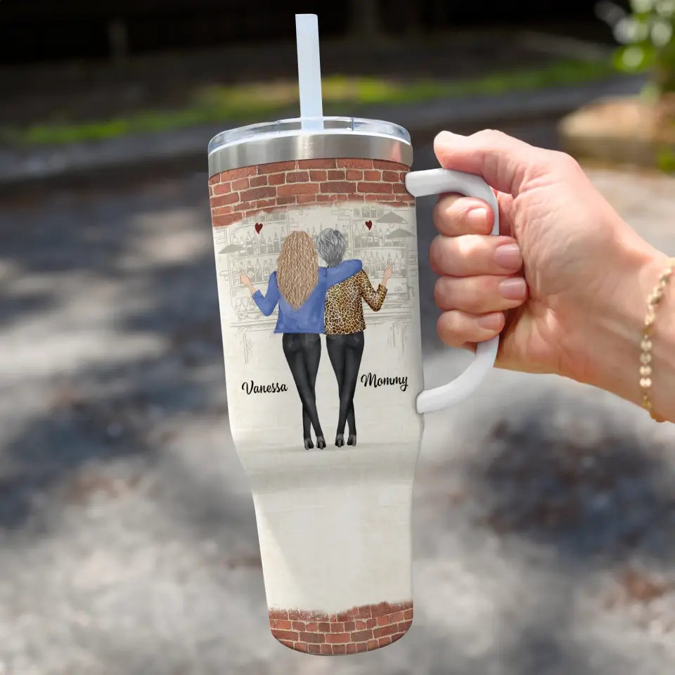 Befamtar | The Generations Tumbler: Personalized 40oz Tribute to Mom & Daughter