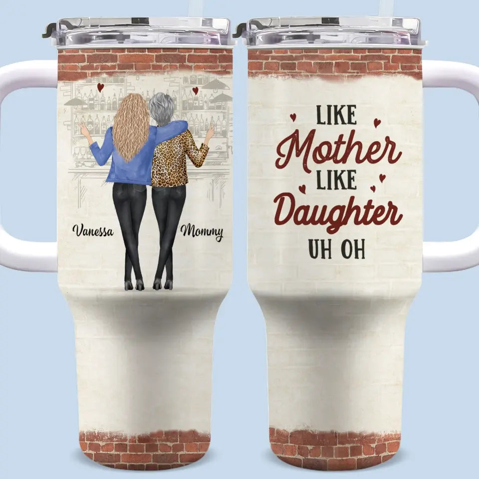 Befamtar | The Generations Tumbler: Personalized 40oz Tribute to Mom & Daughter